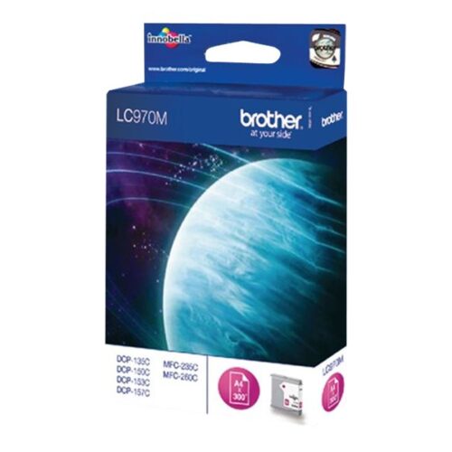 BROTHER LC-970 cartouche d encre magenta capacité standard 300 pages pack de 1