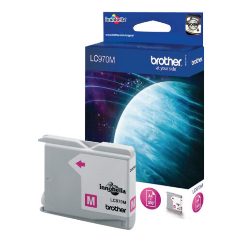 BROTHER LC-970 cartouche d encre magenta capacité standard 300 pages pack de 1