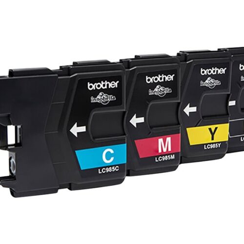 BROTHER LC-985 cartouche d encre noir et tricolore capacité standard nr: 300 pages, cl: 260 pages 4-pack blister sans alarme