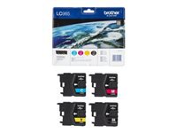 BROTHER LC-985 cartouche d encre noir et tricolore capacité standard nr: 300 pages, cl: 260 pages 4-pack blister sans alarme