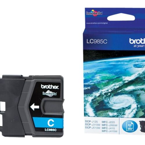 BROTHER LC-985 cartouche dencre cyan capacité standard 260 pages pack de 1