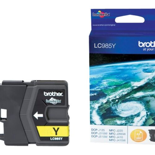 BROTHER LC-985 cartouche dencre jaune capacité standard 260 pages pack de 1