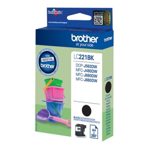 BROTHER LC221BK ink black 300 pages
