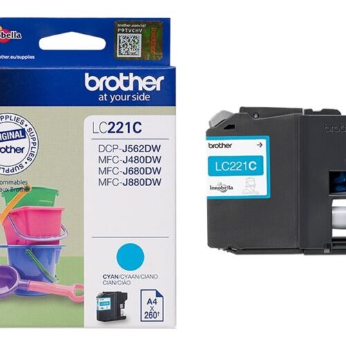 BROTHER LC221C ink cyan 300 pages