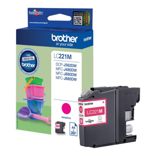 BROTHER LC221M ink magenta 300 pages
