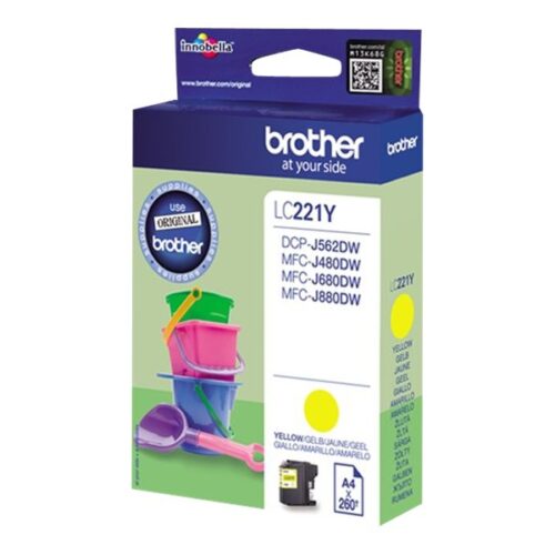 BROTHER LC221Y ink yellow 300 pages