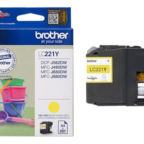 BROTHER LC221Y ink yellow 300 pages