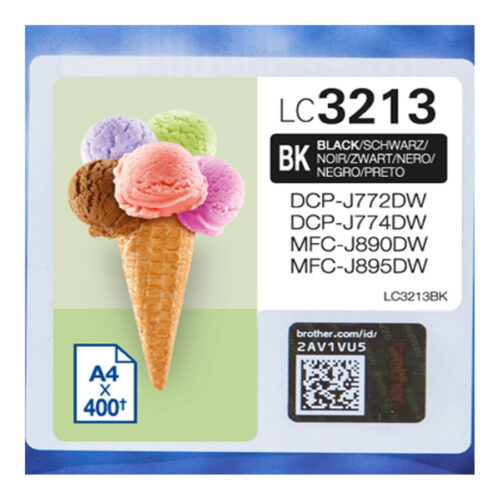 BROTHER LC3213BK High capacity 400-page black ink cartridge