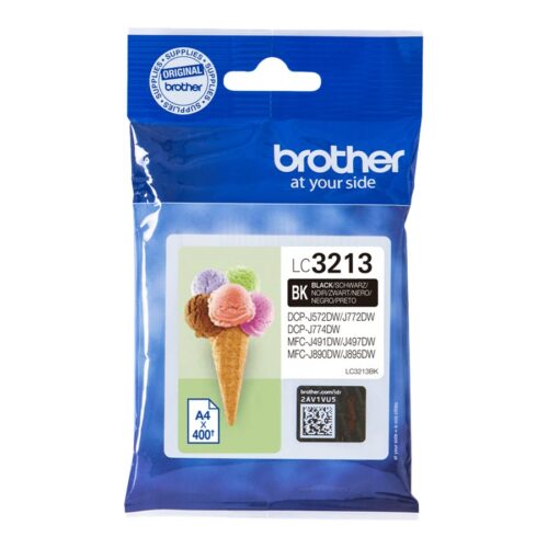 BROTHER LC3213BK High capacity 400-page black ink cartridge