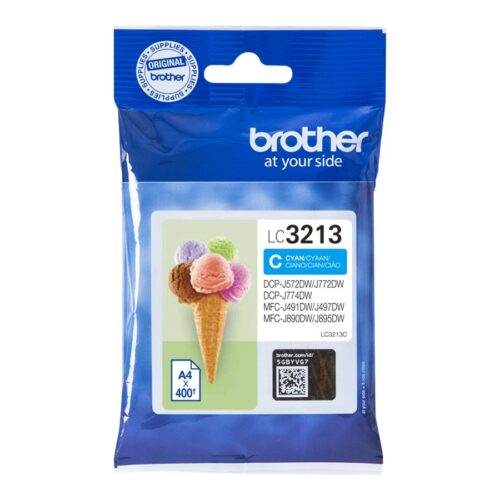 BROTHER LC3213C High capacity 400-page cyan ink cartridge