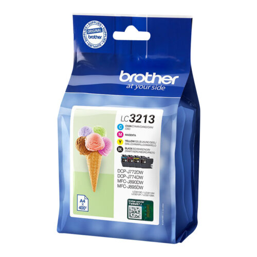 BROTHER LC3213VAL Pack of 4 cartridges black cyan magenta yellow
