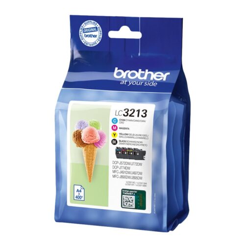BROTHER LC3213VAL Pack of 4 cartridges black cyan magenta yellow