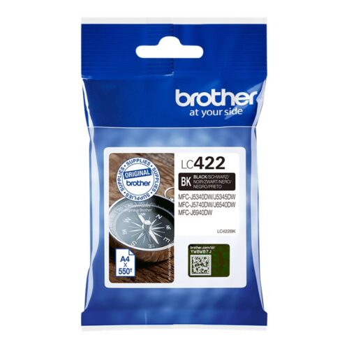 BROTHER LC422BK Ink Cartridge For BH19M/B Compatible with MFC-J5340DW MFC-J5740DW MFC-J6540DW MFC-J6940DW 550 pages