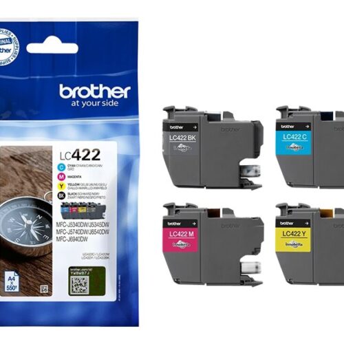 BROTHER LC422VAL Ink Cartridge For BH19M/B Compatible with MFC-J5340DW MFC-J5740DW MFC-J6540DW MFC-J6940DW 550/550 pages