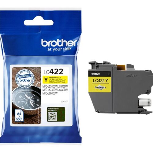 BROTHER LC422Y Ink Cartridge For BH19M/B Compatible with MFC-J5340DW MFC-J5740DW MFC-J6540DW MFC-J6940DW 550 pages
