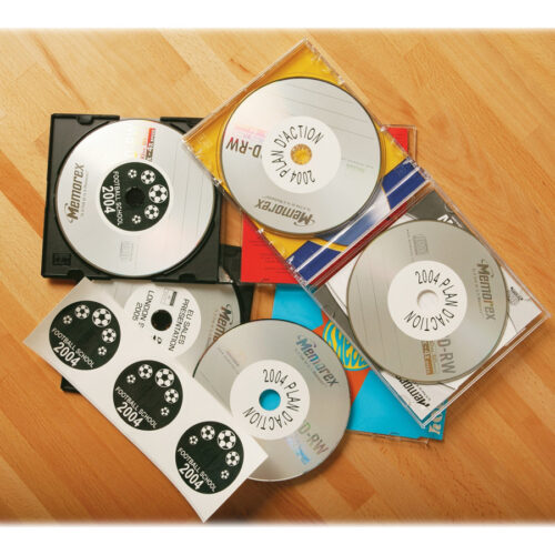 BROTHER P-TOUCH DK-11207 die-cut CD / DVD label (film) diameter 58mm 100 labels