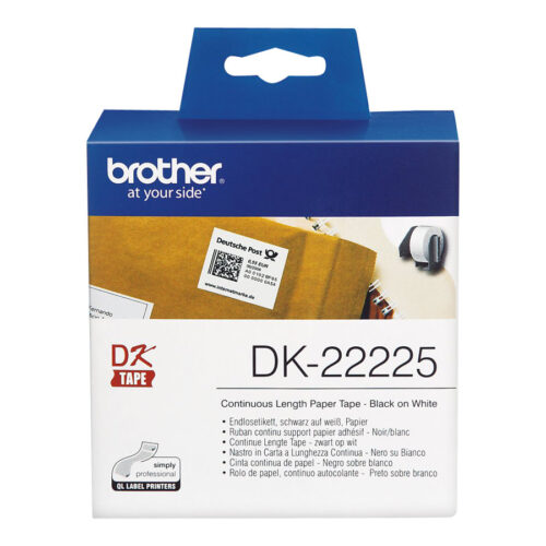 BROTHER P-TOUCH DK-Continue Lengte Tape: 38mm – Thermisch papier – blanc (30.48m)