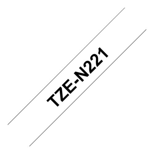 BROTHER P-TOUCH TZ-N221 noir sur blanc 9mm