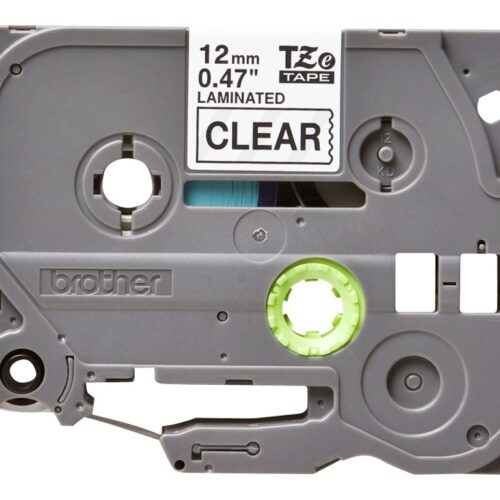 BROTHER P-TOUCH TZE-131 noir sur clear 12mm