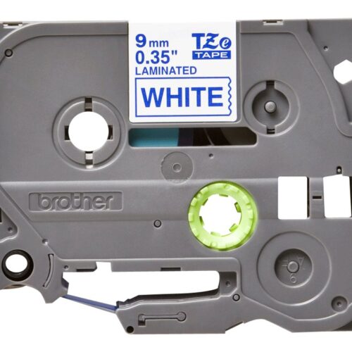 BROTHER P-TOUCH TZE-223 bleu sur blanc 9mm