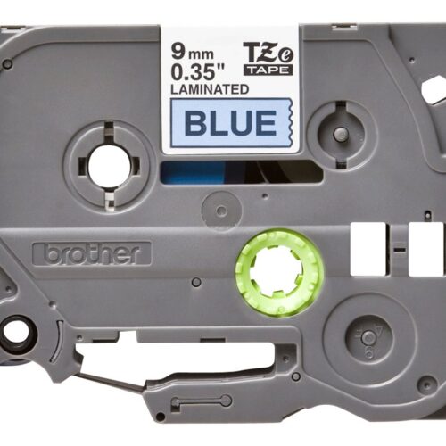 BROTHER P-TOUCH TZE-521 noir sur bleu 9mm