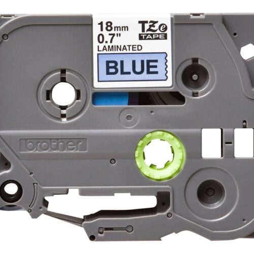 BROTHER P-TOUCH TZE-541 noir sur bleu 18mm