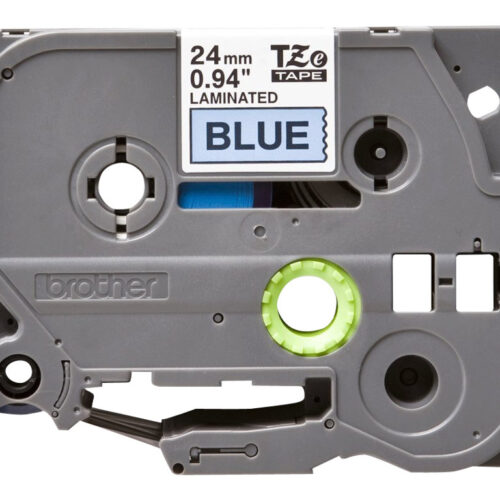 BROTHER P-TOUCH TZE-551 noir sur bleu 24mm