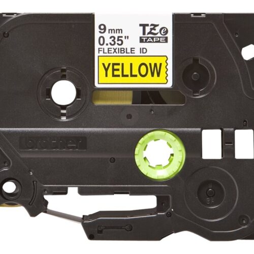 BROTHER P-TOUCH TZE-FX621 noir sur jaune  9mm