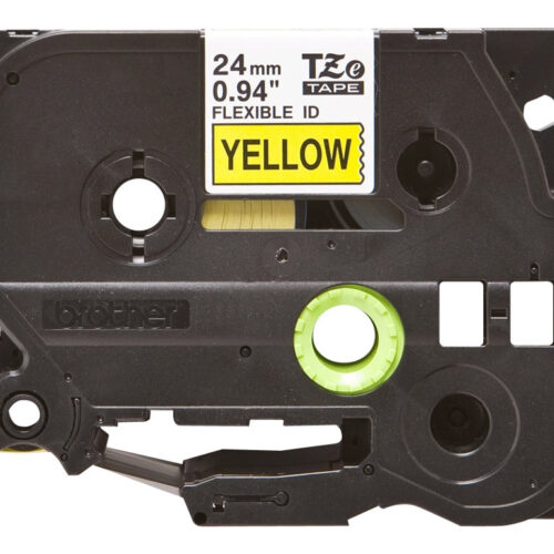 BROTHER P-TOUCH TZE-FX651 noir sur jaune  24mm