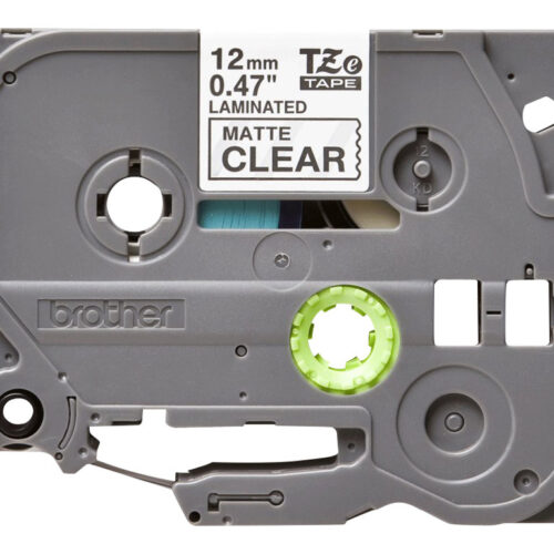 BROTHER P-TOUCH TZE-M31 noir sur clear-matt 12mm