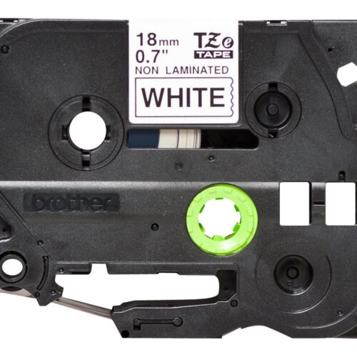 BROTHER P-TOUCH TZE-N241 noir sur blanc 18mm