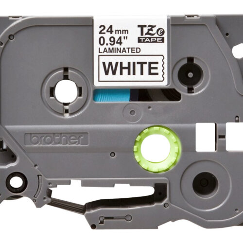 BROTHER P-TOUCH TZE-S251 noir sur blanc 24mm extra gluey