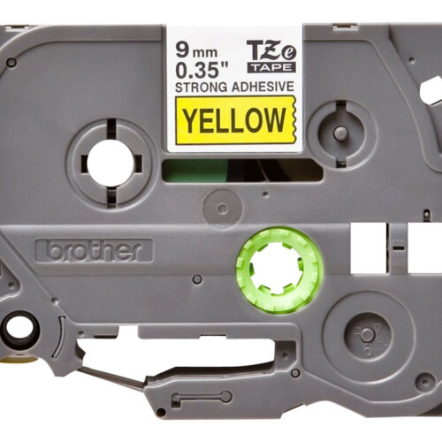 BROTHER P-TOUCH TZE-S621 noir sur jaune  9mm extra gluey