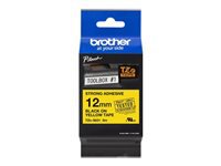 BROTHER P-TOUCH TZE-S631 noir sur jaune  12mm extra gluey