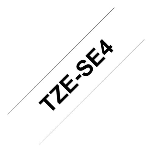 BROTHER P-TOUCH TZE-SE4noir sur security blanc textile 18