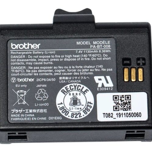 BROTHER PABT008 Rechargeable Li-ion battery RJ-2035B/2055WB