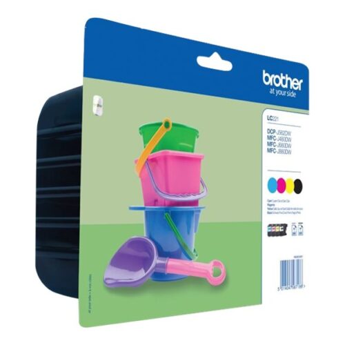 BROTHER Pack blister de 4 cartouches d encre (BK/C/M/Y) pour DCPJ562DWRF1/ MFCJ480DWF1/ MFCJ680DWF1/MFC-880