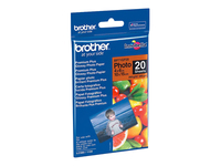 BROTHER Papier photo brillant 10×15 20 f
