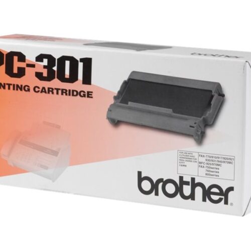 BROTHER PC-301 cassette ruban noir 235 pages pack de 1