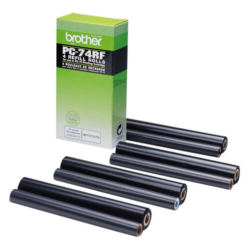 BROTHER PC-74RF recharge ruban noir 144 pages pack de 4