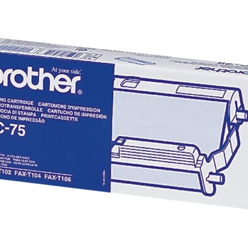 BROTHER PC-75 cassette ruban noir 144 pages pack de 1