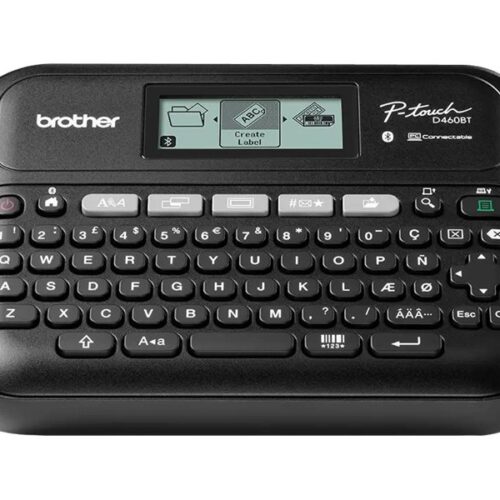 BROTHER PT-D460BTVP Etiqueteuse professionnelle Bluetooth 18mm avec mallette de transport adaptateur secteur un ruban TZe 4m câble