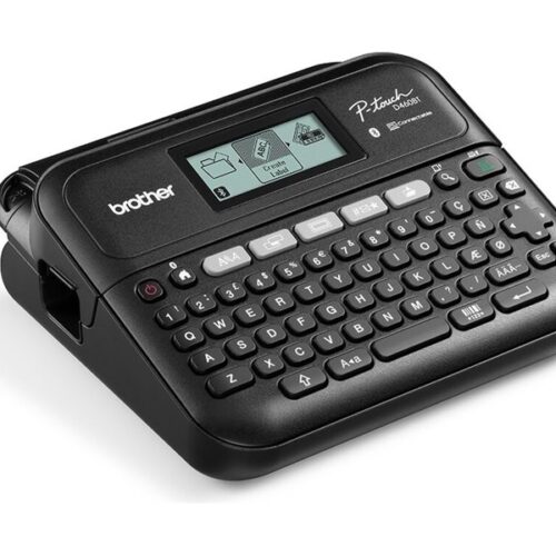 BROTHER PT-D460BTVP Etiqueteuse professionnelle Bluetooth 18mm avec mallette de transport adaptateur secteur un ruban TZe 4m câble