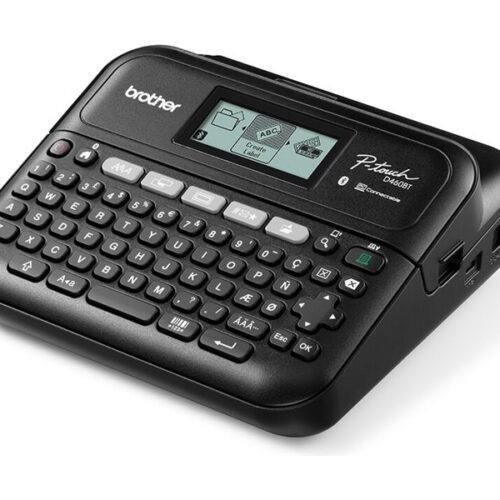 BROTHER PT-D460BTVP Etiqueteuse professionnelle Bluetooth 18mm avec mallette de transport adaptateur secteur un ruban TZe 4m câble