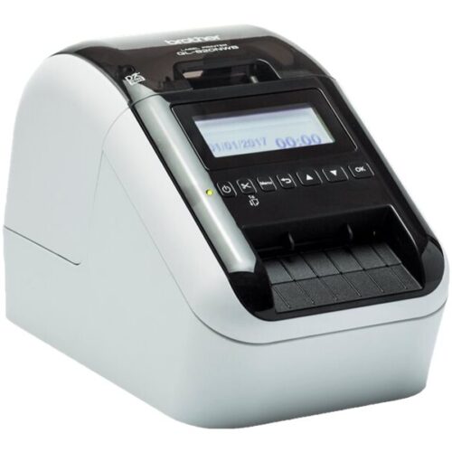 BROTHER QL-820NWBCVM Label Printer 176mm/sec Visitor Badge/event Pass Wi-Fi Ethernet Bluetooth Airprint LCD-display