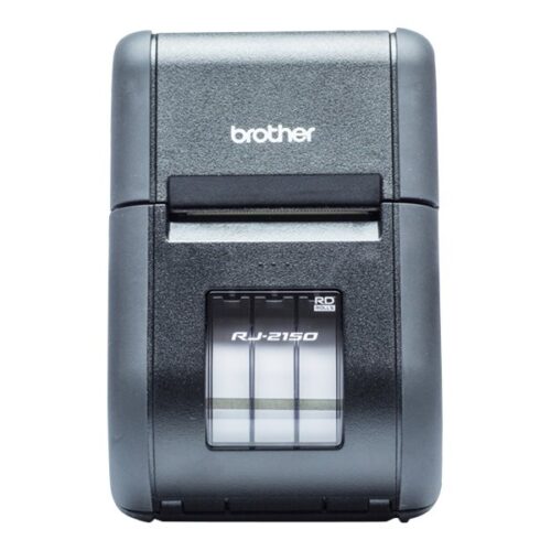 BROTHER RJ-2150 Imprimante mobile pour reçus et étiquettes 2 pouces Bluetooth and Wi-Fi and batterie incluse adaptateur secteur