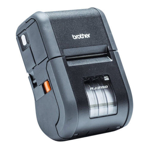 BROTHER RJ-2150 Imprimante mobile pour reçus et étiquettes 2 pouces Bluetooth and Wi-Fi and batterie incluse adaptateur secteur