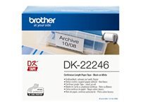 BROTHER Ruban DK tapes – Rouleau continu adhesif 103,6 mm x 30,48 m