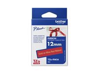BROTHER Ruban tissus Or sur Bordeaux 12mm (4m)