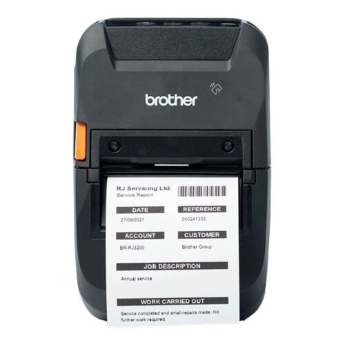 BROTHER RuggedJet RJ-3250WBL Label printer direct thermal Roll 72mm 203dpi 127mm/sec Wi-Fi NFC Bluetooth 5.0 USB-C